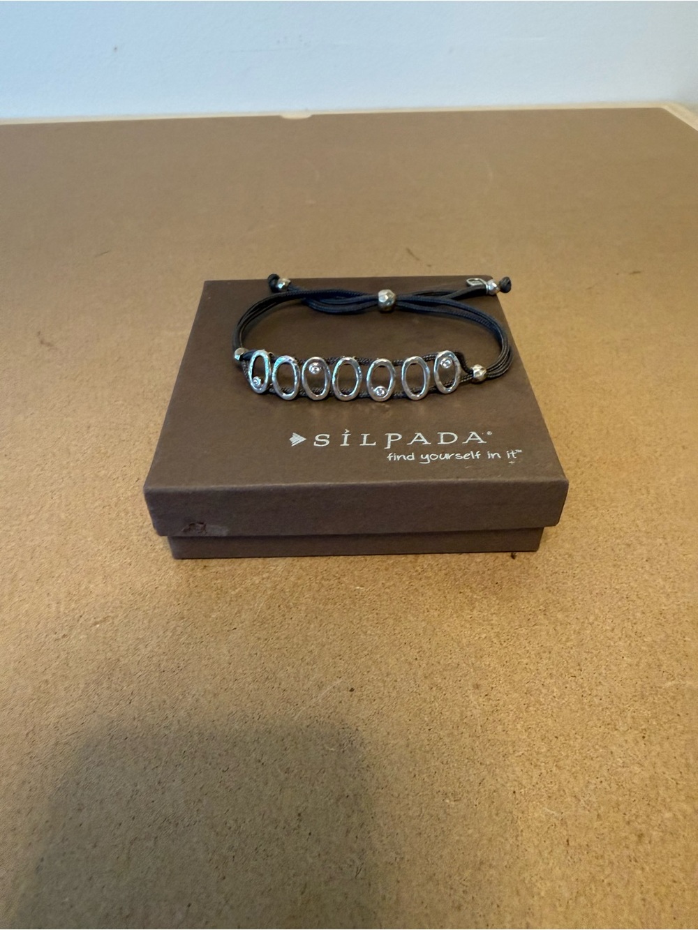 Silpada Retired Sweet Deal Sliding Cord Bracelet (B2418)